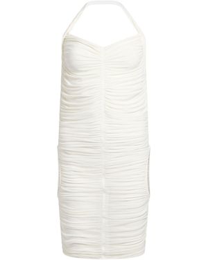Mugler Midi Skirt Polyamide, Elastane - White