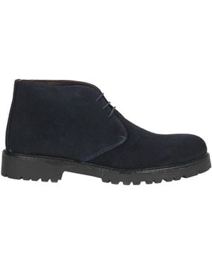 Barbati Midnight Ankle Boots Leather - Black
