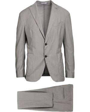 Boglioli Suit Virgin Wool, Lyocell, Elastane - Gray