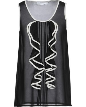 Kaos Top Polyester - Black