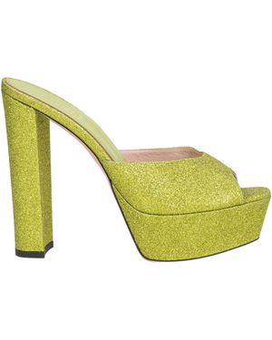 Gedebe Sandals Leather - Yellow