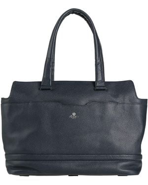 Pineider Handbag Leather - Blue