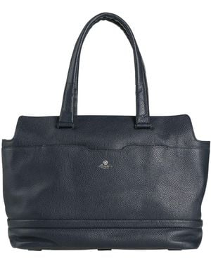Pineider Handbag Leather - Blue
