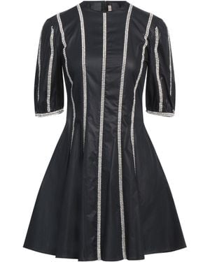 Christopher Kane Mini Dress Cotton, Glass - Black