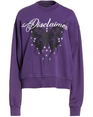 DISCLAIMER Sweatshirt Cotton - Purple