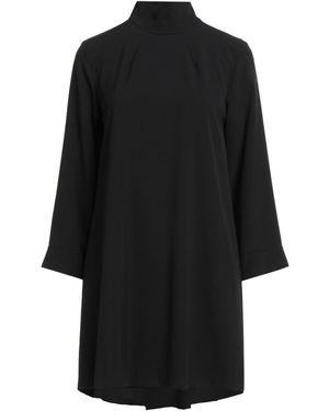Soallure Mini Dress Polyester, Viscose, Elastane - Black