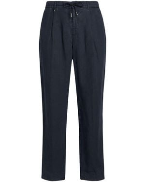 BOSS Midnight Pants Linen - Blue