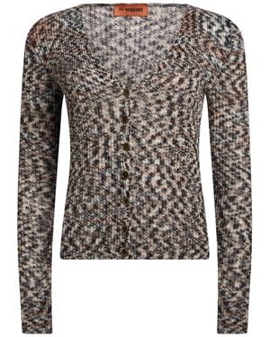 Missoni Cardigan Cashmere, Viscose, Wool - Brown
