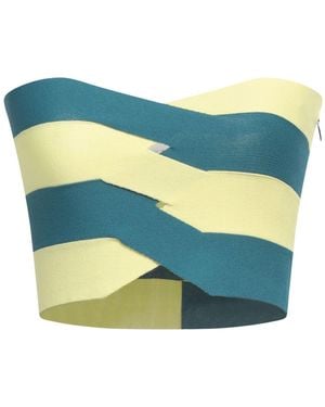 Liviana Conti Top Viscose, Polyamide - Blue