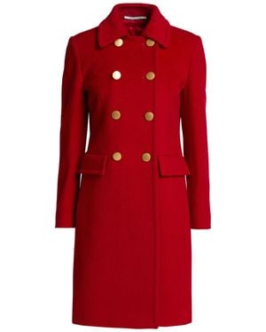 Tagliatore 0205 Coat Virgin Wool, Mohair Wool - Red
