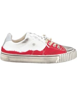 Maison Margiela Trainers Leather, Textile Fibres - White