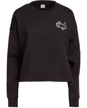 PUMA Sweatshirt Cotton, Polyester - Black