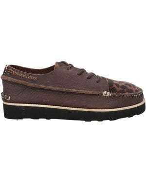 Yogi Footwear Lace-Up Shoes Leather - Brown