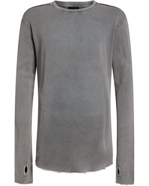 Thom Krom Sweatshirt Cotton, Elastane - Grey