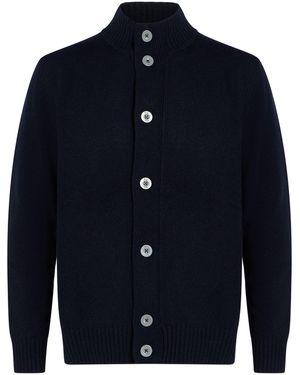 M.Q.J. Cardigan Wool, Polyamide - Blue