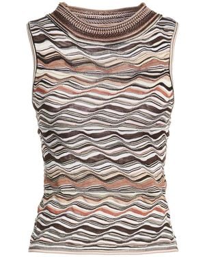 Missoni Top Viscose, Wool, Polyamide, Elastane - Grey