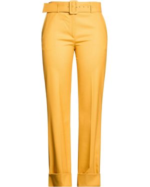Lardini Marigold Pants Virgin Wool, Elastane - Yellow