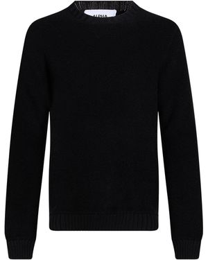 Alpha Studio Jumper Wool - Black