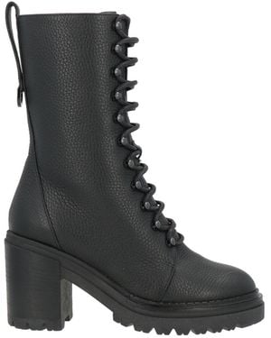 Sergio Rossi Ankle Boots Leather - Black