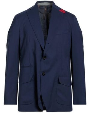 Tombolini Blazer Virgin Wool, Lycra - Blue
