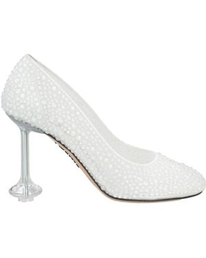 Loewe Pumps Textile Fibers - White