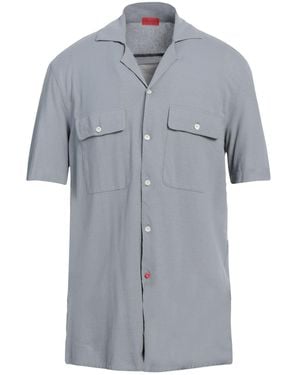 Isaia Shirt Cotton - Gray
