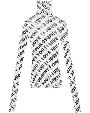 Philosophy Di Lorenzo Serafini Top - White