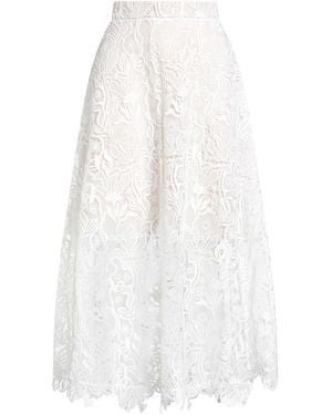 Oscar de la Renta Maxi Skirt Polyester - White