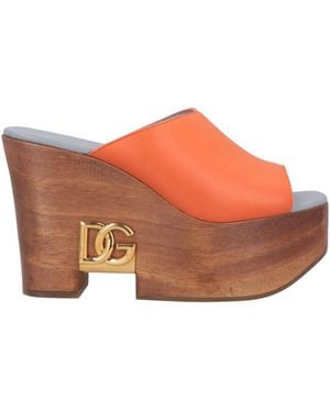 Dolce & Gabbana Sandals - Orange