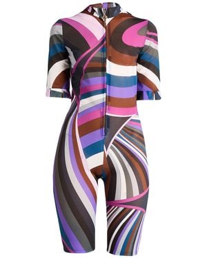PUCCI Mauve Playsuit Polyamide, Elastane - Blue
