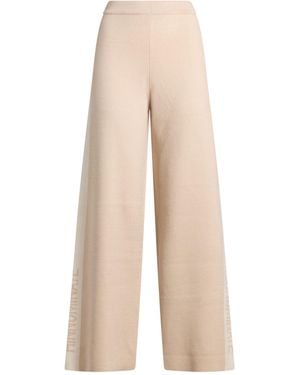 hinnominate Cream Pants Viscose, Polyester, Polyamide - Natural