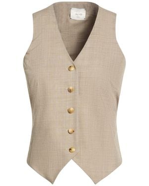 Alysi Tailored Vests - Natural