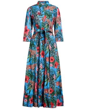 CONNOR & BLAKE Maxi Dress Cotton - Blue