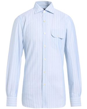 Finamore 1925 Shirt Cotton - Blue