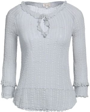 HER SHIRT HER DRESS Top - Gray