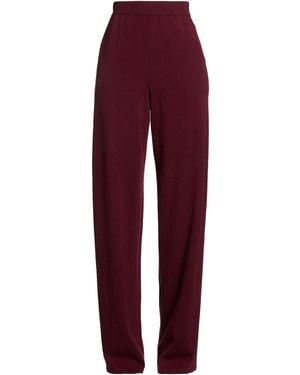 Roberto Collina Burgundy Pants Wool - Red