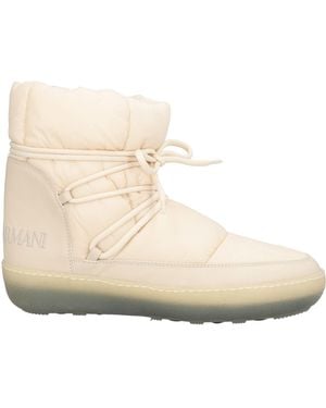 Giorgio Armani Ankle Boots Polyamide, Calfskin - Natural