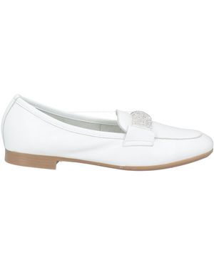 CafeNoir Loafers Leather - White