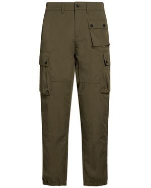 Belstaff Military Pants Cotton, Polyamide - Green