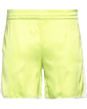 BLUE SKY INN Lime Shorts & Bermuda Shorts Viscose - Yellow