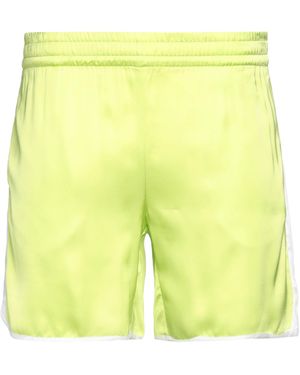 BLUE SKY INN Lime Shorts & Bermuda Shorts Viscose - Yellow