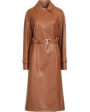 Twinset Overcoat & Trench Coat - Brown