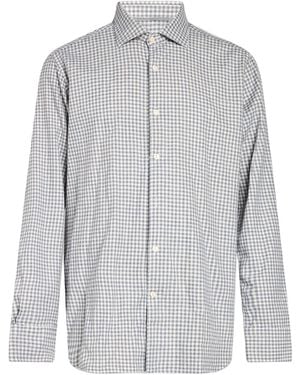 Tintoria Mattei 954 Slate Shirt Cotton - Gray