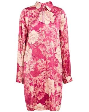 Momoní Mini Dress Silk, Elastane - Pink