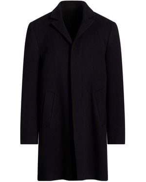 Brian Dales Coat Wool, Polyamide - Blue