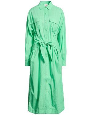 MA PETITE CAPSULE Midi Dress Cotton - Green
