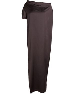 Gentry Portofino Maxi Dress Viscose, Wool - Purple