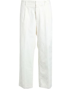 Closed Pants Cotton, Elastane - White