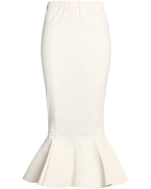 Marni Midi Skirt Cotton - Natural