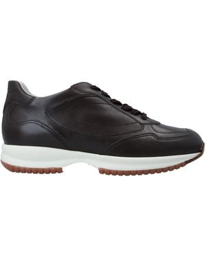 Santoni Chocolate Sneakers Soft Leather - Black